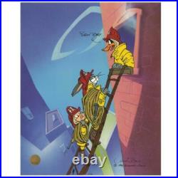Chuck Jones signed Looney Tunes limited edition art Burnt Toast COA Chuck Jones signed Looney Tunes limited edition art Burnt Toast COA