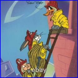 Chuck Jones signed Looney Tunes limited edition art Burnt Toast COA