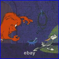 Chuck Jones signed Looney Tunes limited edition art Hair Raising Hare COA