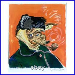 Chuck Jones signed Looney Tunes limited edition art Vincent Van Coyote COA