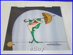 Chuck Jones signed Michigan J. Frog limited edition cel 200 made retail $995