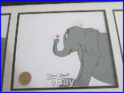 Chuck Jones signed animation Cel Horton Hears a Who 1970 3 cels