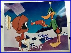Chuck Jones signed autograph Marvin the Martian Daffy Duck 8x10 photo, fine COA
