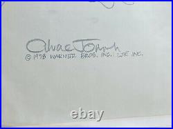 Chuck jones signed Drawing cel and Animated Cel