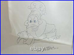Chuck jones signed Drawing cel and Animated Cel