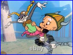 Chuck jones signed animation cel what's opera doc bugs bunny looney tunes withcoa