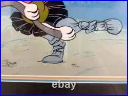 Chuck jones signed animation cel what's opera doc bugs bunny looney tunes withcoa