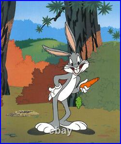 Classic Bugs Bunny W-B Looney Tunes Limited Edition Cel Animation Art UF Cute