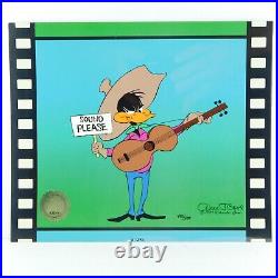 DAFFY Duck Chuck Jones Signed Cel Limited Edition Musician Guitar Music Art Cell