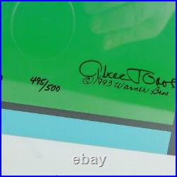 DAFFY Duck Chuck Jones Signed Cel Limited Edition Musician Guitar Music Art Cell