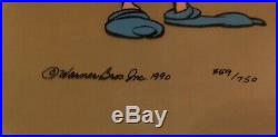 DAFFY & HASSAN CHOP CALL ME A CAB LE Hand Painted Cel Signed By Chuck Jones
