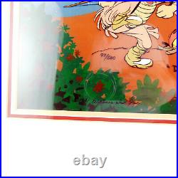 DANCES WITH WABBITS Chuck Jones Signed Cel Art Limited Edition Cell Looney Tunes
