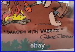 DANCES WITH WABBITS LE SIGNED BY CHUCK JONES FRAMED WithCOA #227/500