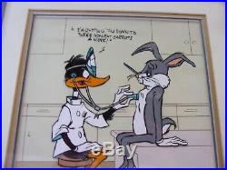DR DAFFY AND BUGS Limited Edition 389 / 500 Cel Signed Chuck Jones (1988)