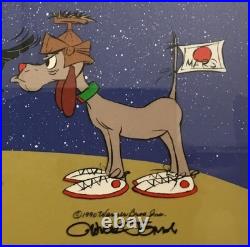 DUCK DODGERS Animation Cel Daffy Marvin K-9 L/E S/N Chuck Jones Custom Framed