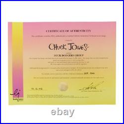 DUCK DODGERS Marvin Martian Bugs Bunny Daffy Duck CHUCK JONES Cel Limited Art