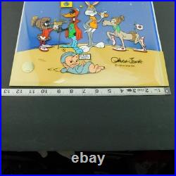 DUCK DODGERS Marvin Martian Bugs Bunny Daffy Duck CHUCK JONES Cel Limited Art