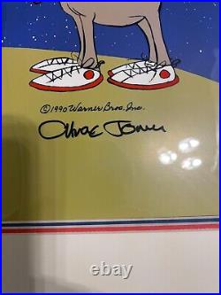 DUCK DODGERS TRIO Marvin Martian Daffy K-9 Limited Edition Cel /Chuck Jones Auto