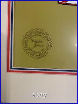 DUCK DODGERS TRIO Marvin Martian Daffy K-9 Limited Edition Cel /Chuck Jones Auto