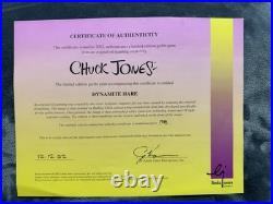 DYNAMITE HARE CHUCK JONES 2002 Limited Edition Giclee Print with COA
