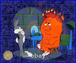 DYNAMITE HARE Chuck Jones Signed Gossamer Bugs Bunny Cel Looney Tunes Limited