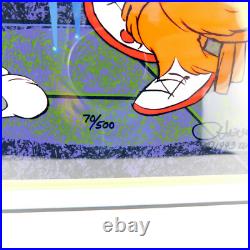 DYNAMITE HARE Chuck Jones Signed Gossamer Bugs Bunny Cel Looney Tunes Limited