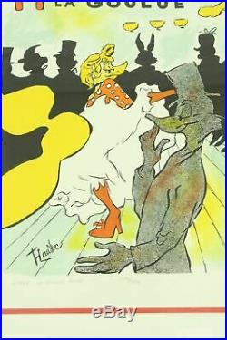 Daffe Le Moulin Rouge La Goulue By Chuck Jones Signed Framed Ltd Edition Litho