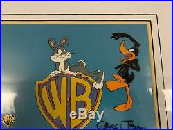Daffy Duck Bugs Bunny Gremlins 2 Signed by Chuck Jones