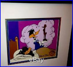 Daffy Duck Cel Warner Brothers Impossible Dream Signed Chuck Jones Rare Cell