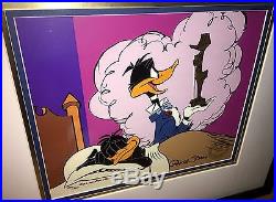 Daffy Duck Cel Warner Brothers Impossible Dream Signed Chuck Jones Rare Cell