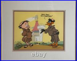 Daffy Duck Chuck Jones Cel Signed Porky Limited Edition Art Friar Looney Tunes