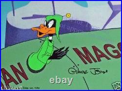 Daffy Duck Dodgers cel signed Chuck Jones Warner Bros Mel Blanc Autograph Becket