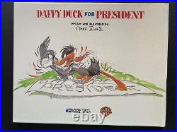 Daffy Duck For President, by Chuck Jones 1997 Signed 1st Ed, HC Book DJ