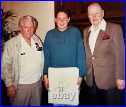 Daffy Duck LE Hand-painted Cel, Signed by McKimson Bros. 1989 Image 115/500