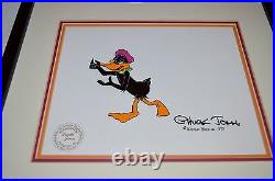Daffy Duck Production Animation Cel Thanks For Giving Tv Special 1979 Signed/coa