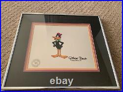 Daffy Duck Production Cel Thanks For Giving Tv Special 1979 Signed Chuck Jones
