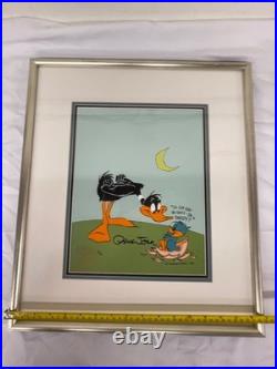 Daffy Duck Warner Bros Limited Edition Cel Signed Chuck Jones 154/200 1986