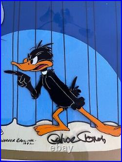 Daffy Duck and Bugs Bunny- Signed 1982 Limited Edition hand painted cel 30/100