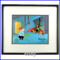 Daffy Duck and Dr. Hi Chuck Jones Cel Signed Limited Edition Art Dodgers