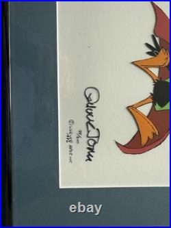 Daffy Duck and Dr. Hi Chuck Jones Cel Signed Limited Edition Art Dodgers