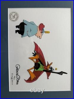 Daffy Duck and Dr. Hi Chuck Jones Cel Signed Limited Edition Art Dodgers