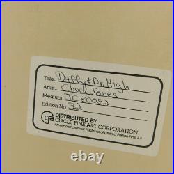 Daffy Duck and Dr. Hi Chuck Jones Cel Signed Limited Edition Art Dodgers