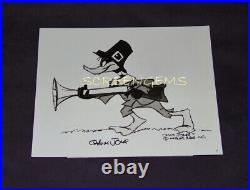 Daffy Duck photo signed by animator Chuck Jones RARE autograph Warner Bros TV