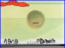 Daffy Superior Duck Production Cel Chuck Jones Signed OPC 1995