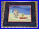 Dafyy Duck And Tazmanian Devil Production Cel Signed By Chuck Jones Seal Coa