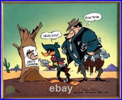 Dead Duck Daffy Chuck Jones Cel Signed Looney Tunes Limited Edition