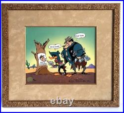 Dead Duck Daffy Chuck Jones Cel Signed Looney Tunes Limited Edition