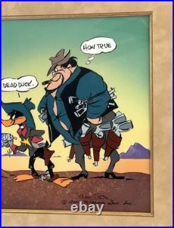 Dead Duck Daffy Chuck Jones Cel Signed Looney Tunes Limited Edition