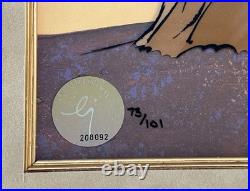 Dead Duck Daffy Chuck Jones Cel Signed Looney Tunes Limited Edition