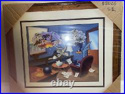 Deep Thoughts Roadrunner Wile E. Coyote Last Hand Painted Limited Edition Cel